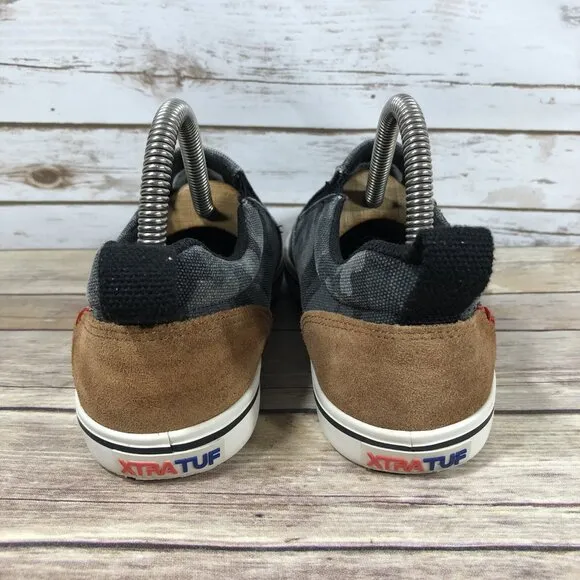 Xtratuf Sharkbyte Deck Canvas Shoes Sneakers Womens Size 9 Camoflauge Slip On