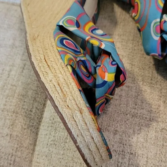Y2K Go Max &quot;Groovy&quot; Espadrille wedges