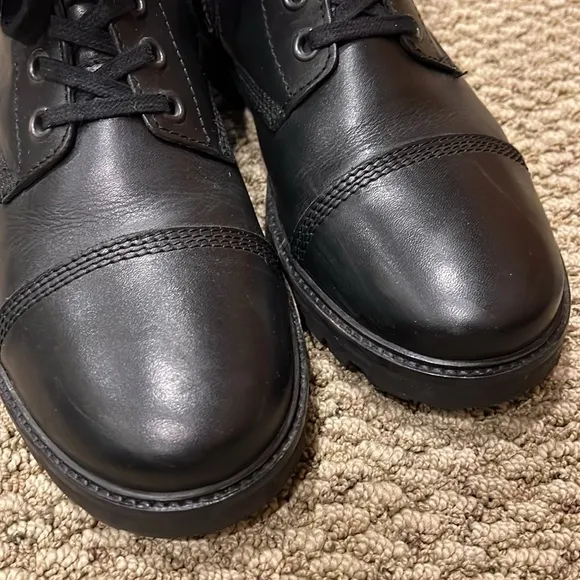 Zadig &amp; Voltaire Joe Leather Combat Boots