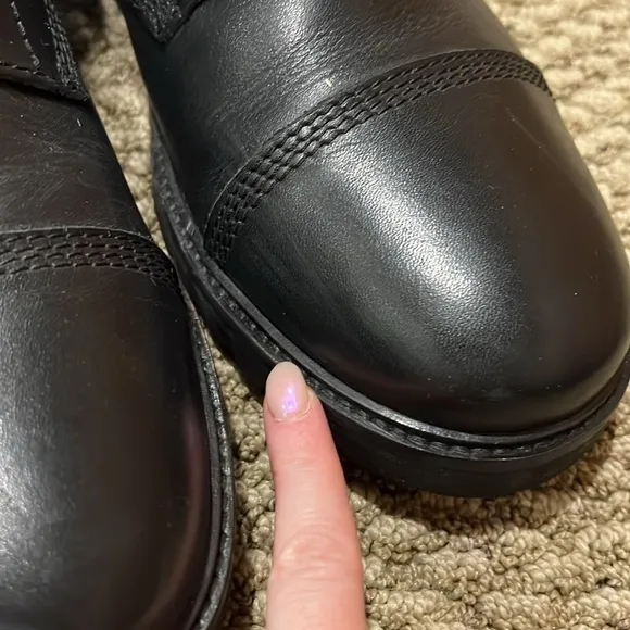 Zadig &amp; Voltaire Joe Leather Combat Boots