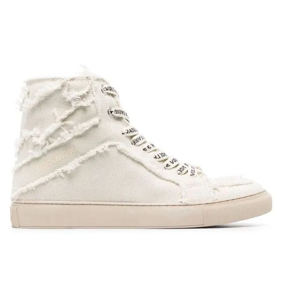 Zadig &amp; Voltaire High Flash Canvas sneakers canvas shoes New