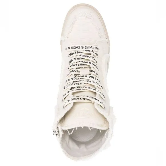 Zadig &amp; Voltaire High Flash Canvas sneakers canvas shoes New