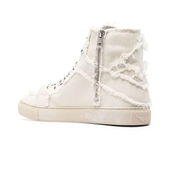 Zadig &amp; Voltaire High Flash Canvas sneakers canvas shoes New