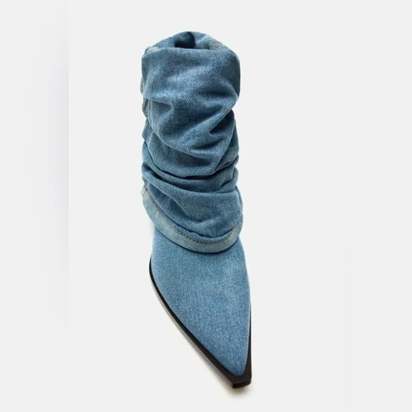 ZARA Denim Booties - Price Firm