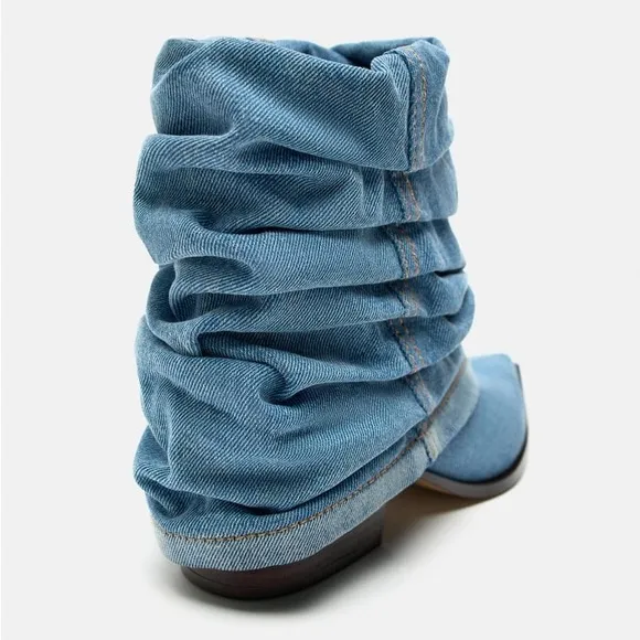 ZARA Denim Booties - Price Firm