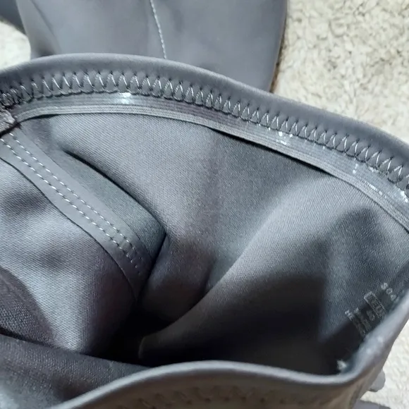 Zara Fabric Over The Knee Heeled Boots