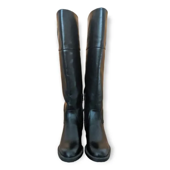 Zara Flat Riding Knee Boots, 6