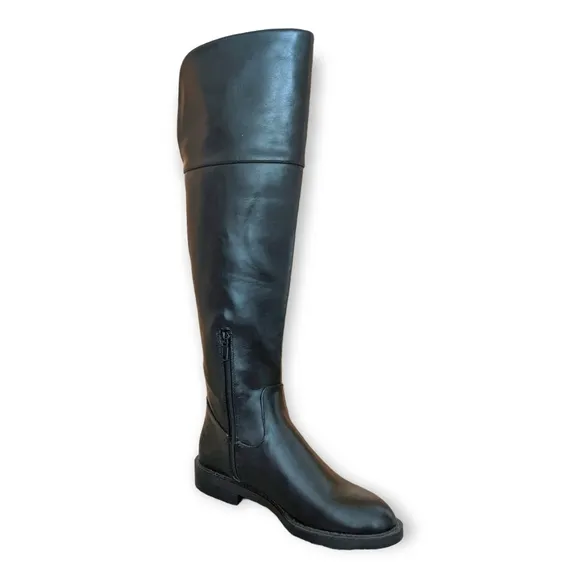Zara Flat Riding Knee Boots, 6