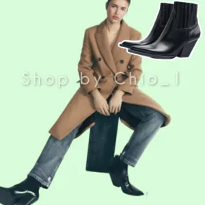 ZARA HEELED COWBOY ANKLE BOOTS bloggers Favorite