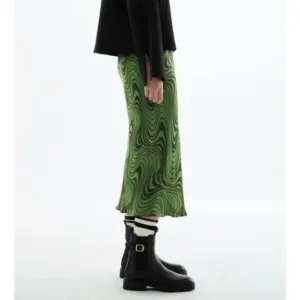 ZARA LEATHER ANKLE BOOTS WITH BUCKLE