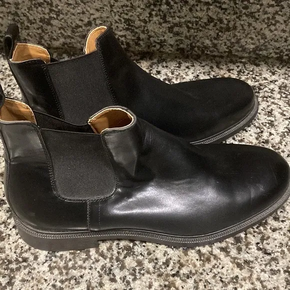 Zara Men’s Flat Chelsea  Ankle  Large Size Boots Size 45