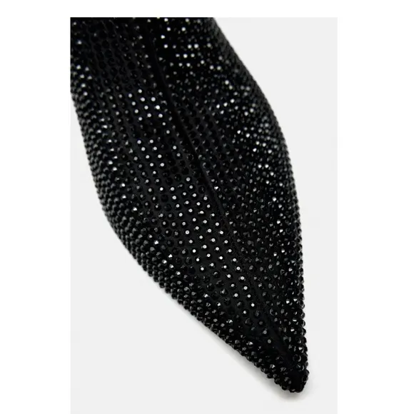 Zara rhinestone heeled ankle boots