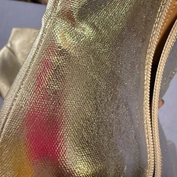 Zara Silver Heeled Boots with Pointed Toe