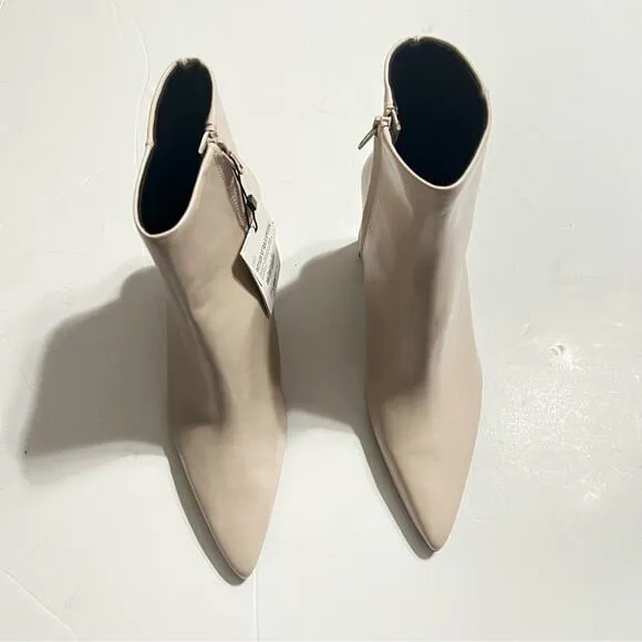 Zara TRIANGULAR HEELED ANKLE BOOTS