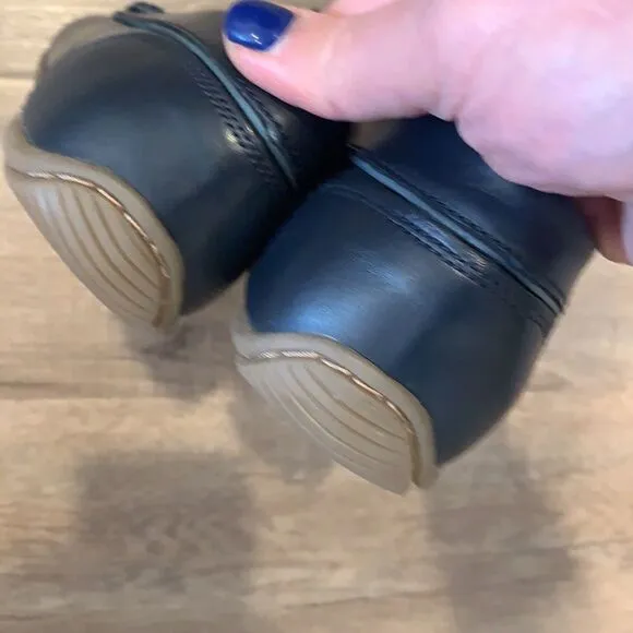 Zara navy blue shoes