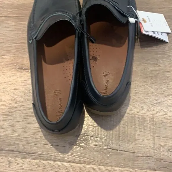Zara navy blue shoes