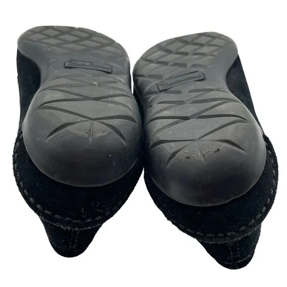 Zodiac Sheridan Suede Lined Moccasins in Black Size 6.5